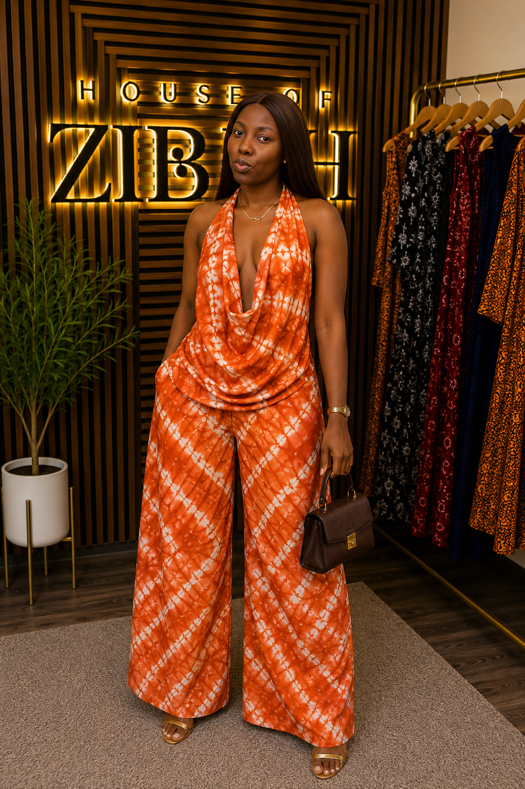 Tangerine Flow Set