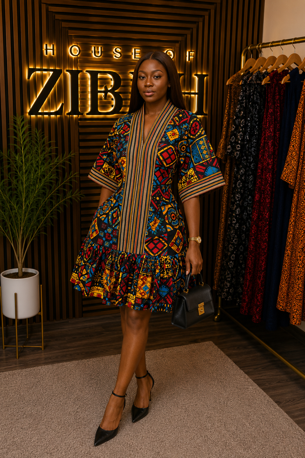 Heritage Ruffle Dress